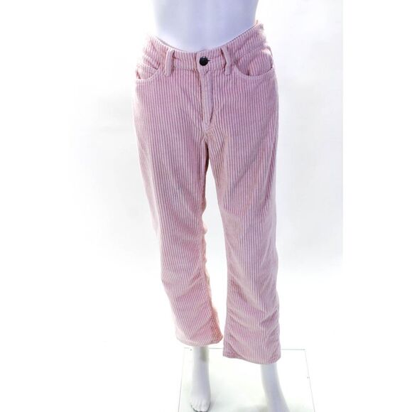 M.i.h. Jeans Womens Daily Crop Cord Jeans Pink Size 10 11597463 - Picture 1 of 6